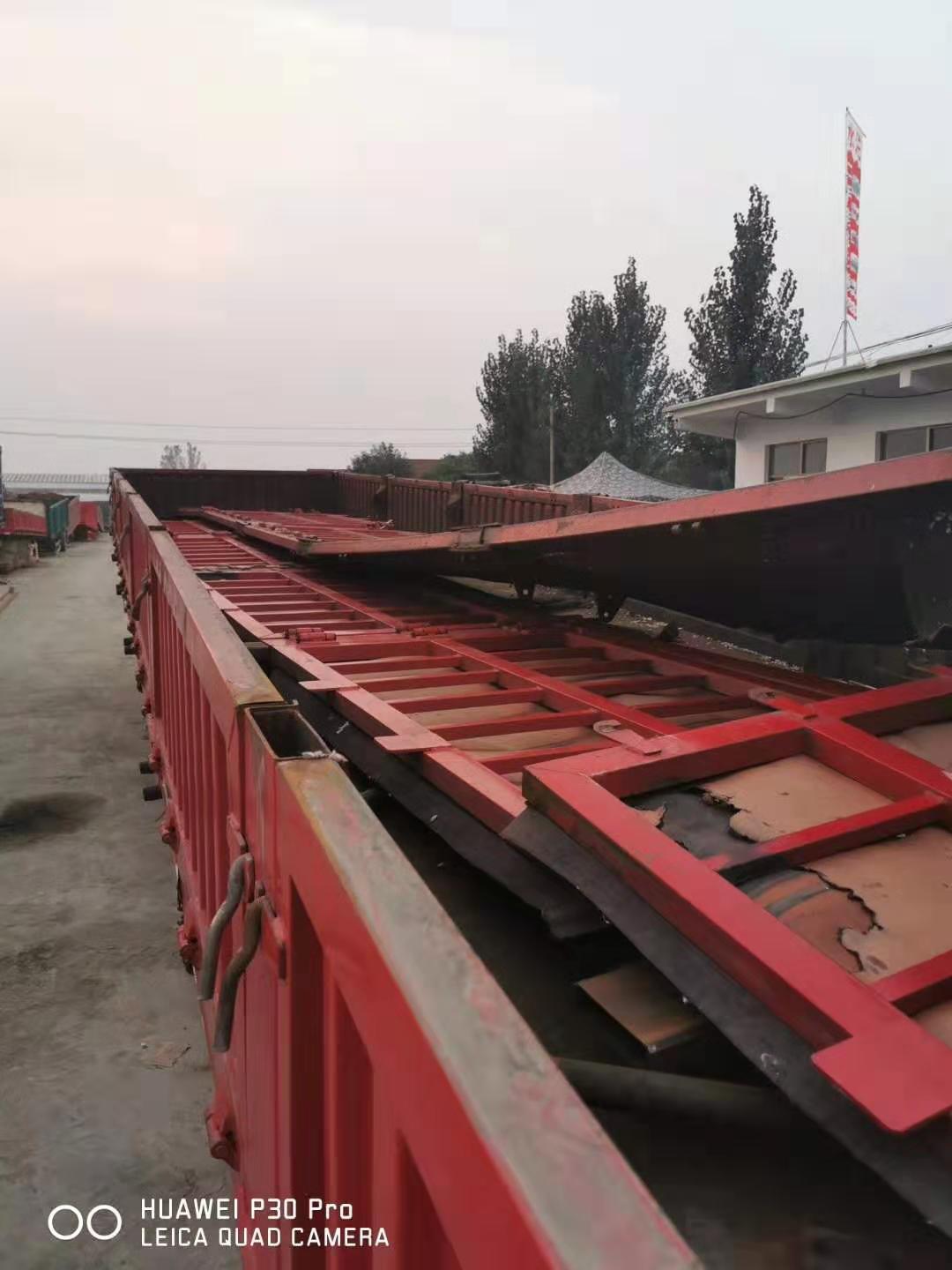 二手標箱側翻，出售13米標箱側翻