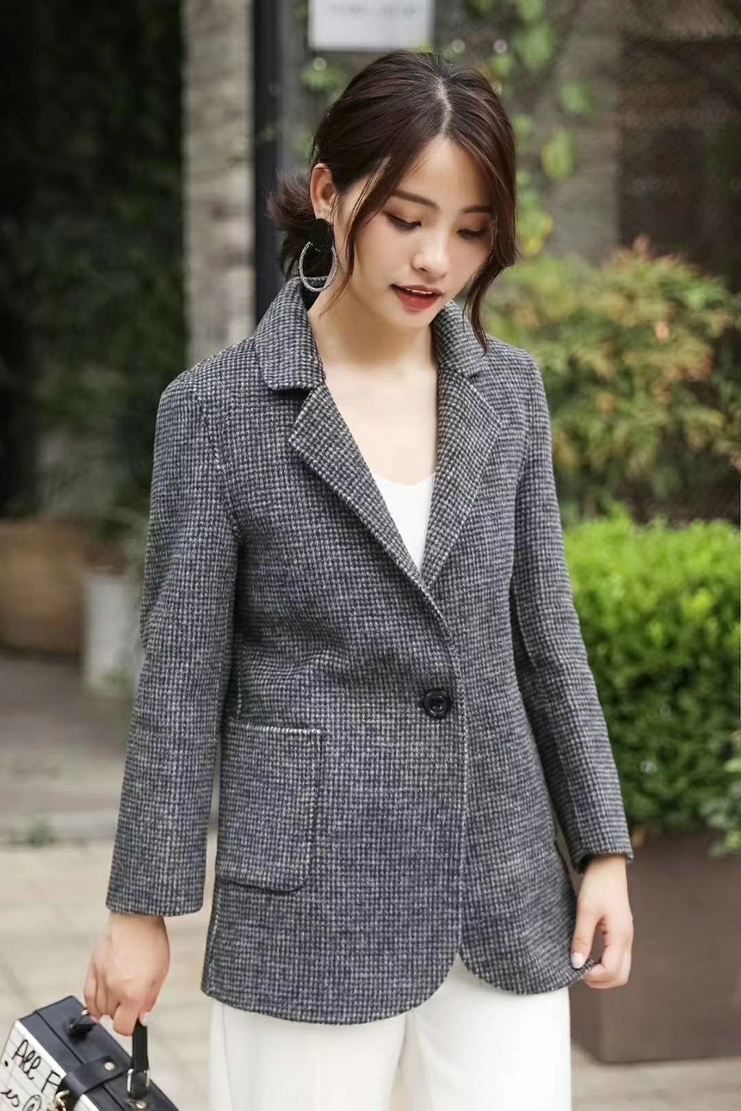 上一閣女裝 雙面呢顆粒大衣 秋冬款 批發(fā) 風(fēng)衣外套，雙面呢顆粒大衣、 風(fēng)衣外套，雙面呢大衣，女裝