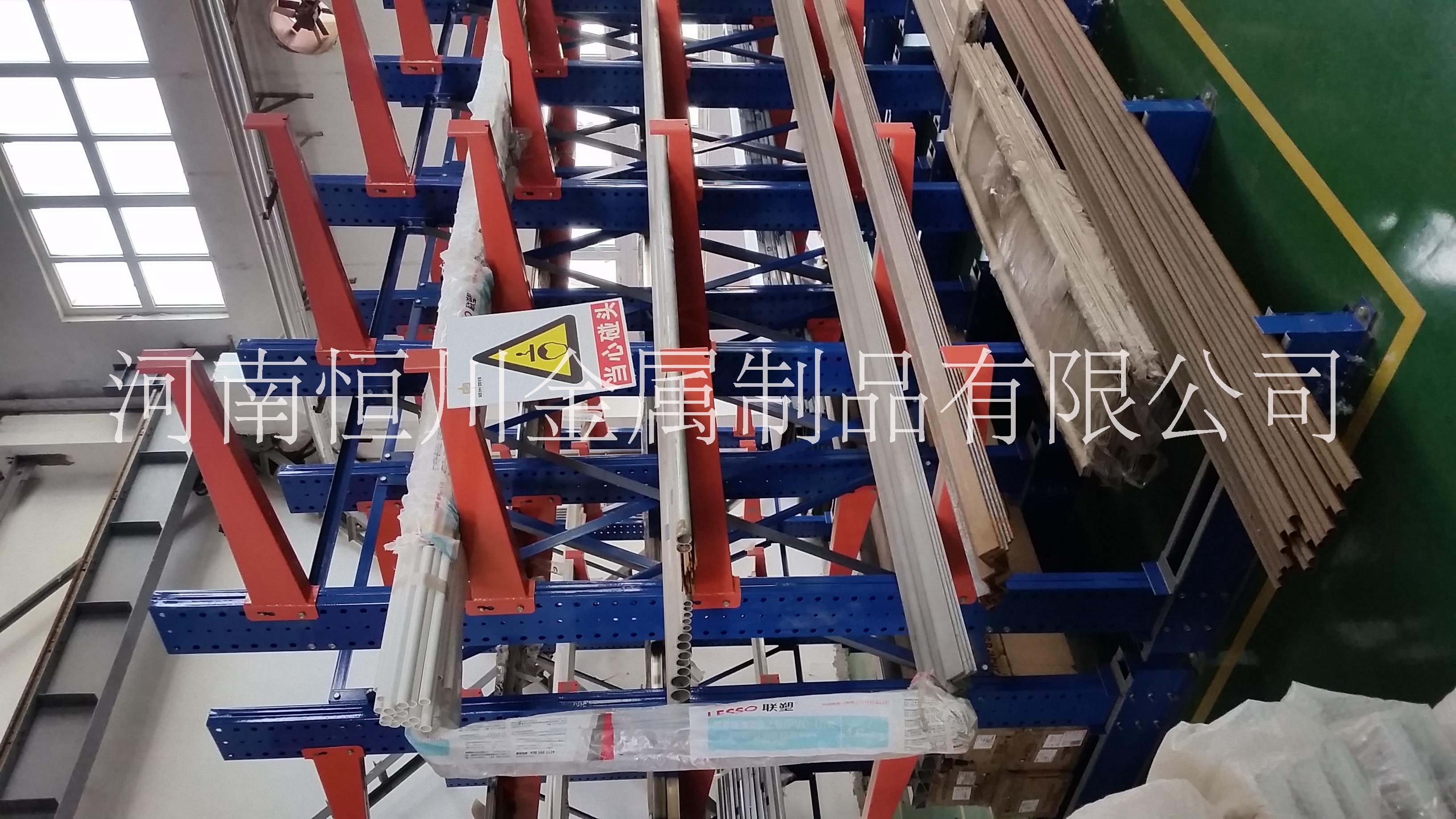 河南鄭州恒川懸臂貨架木板鋁材存放 鄭州懸臂貨架