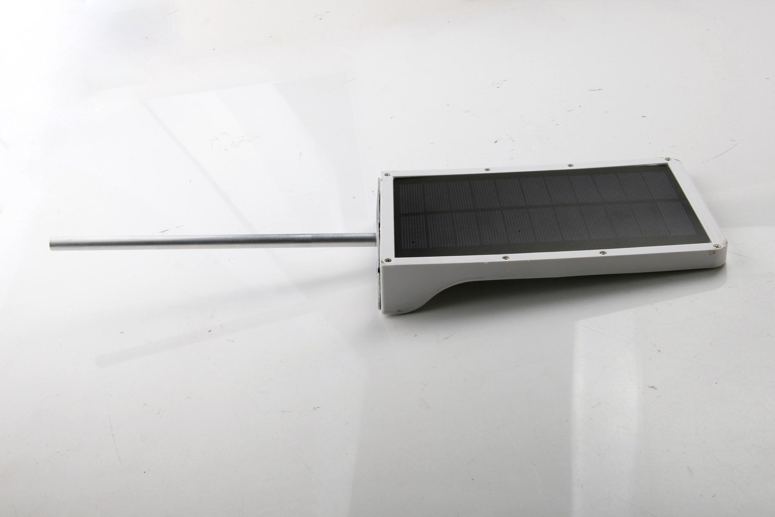 亞馬遜爆款太陽能壁燈戶外防水花園庭院燈超薄黑色帶桿人體感應(yīng)燈 太陽能人體感應(yīng)燈