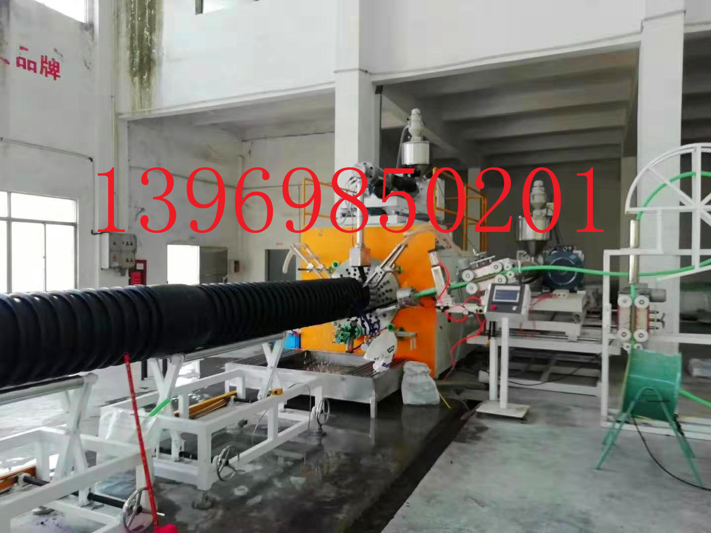 HDPE連續(xù)克拉管生產(chǎn)線