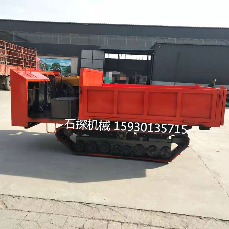 3T履帶運輸車廠家直銷 全地形自卸翻斗運輸車  小型工程農(nóng)用爬坡搬運車