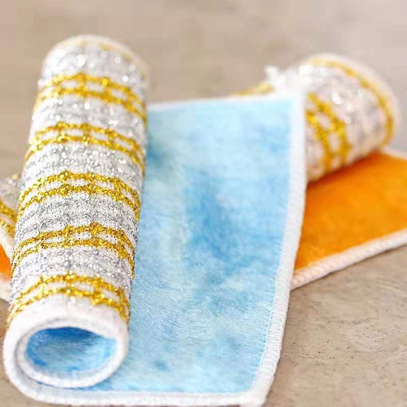 加厚不掉毛不沾油洗碗巾 擦手巾擦桌布 加厚雙面洗碗布 廠家批發(fā)