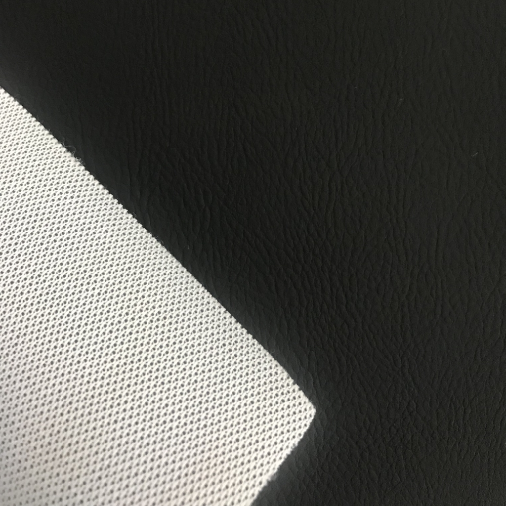 供應(yīng)黑色PU汽車座椅革 庫存現(xiàn)貨