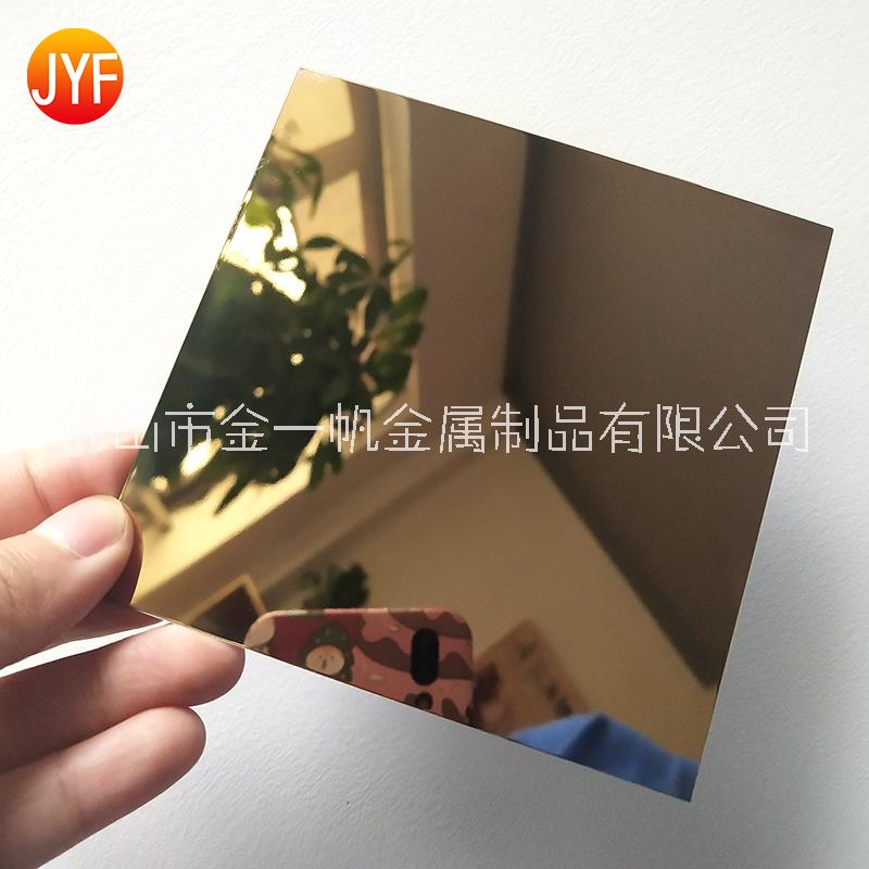 供應(yīng)304鏡面不銹鋼鈦金板佛山廠(chǎng)家加工 鈦金鏡面不銹鋼板