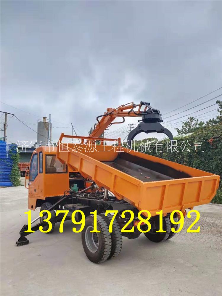 小型農用運輸車 四不像隨車抓木機 上山抓木頭*抓木機器廠家價格