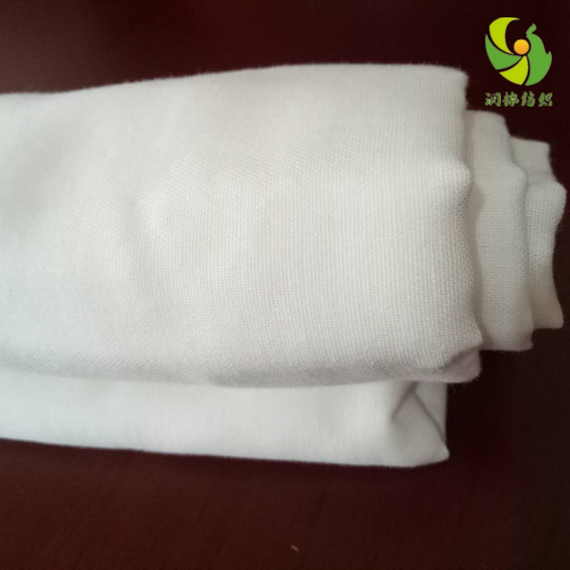 泰安潤棉紡織*廠家直銷漂白高配棉普梳全棉雙層平紋紗布