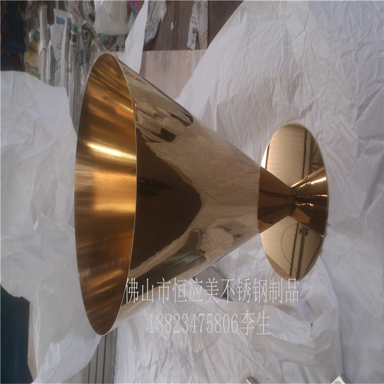 創(chuàng)意時(shí)尚不銹鋼花瓶?商場(chǎng)酒店擺設(shè) 臺(tái)面不銹鋼花盆