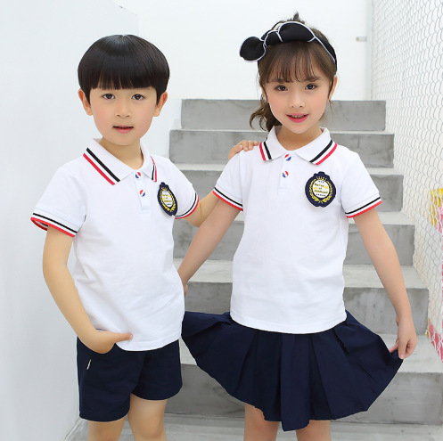 2019新款純棉夏季園服班服校服運(yùn)動(dòng)服六一兒童套裝