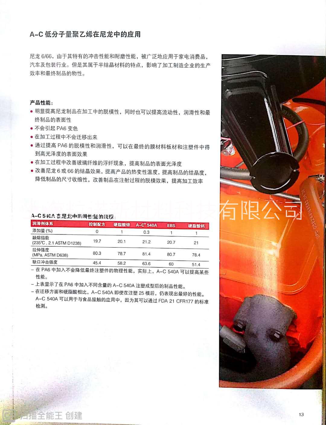 霍尼韋爾A-C540A分散劑*丙烯酸共聚物