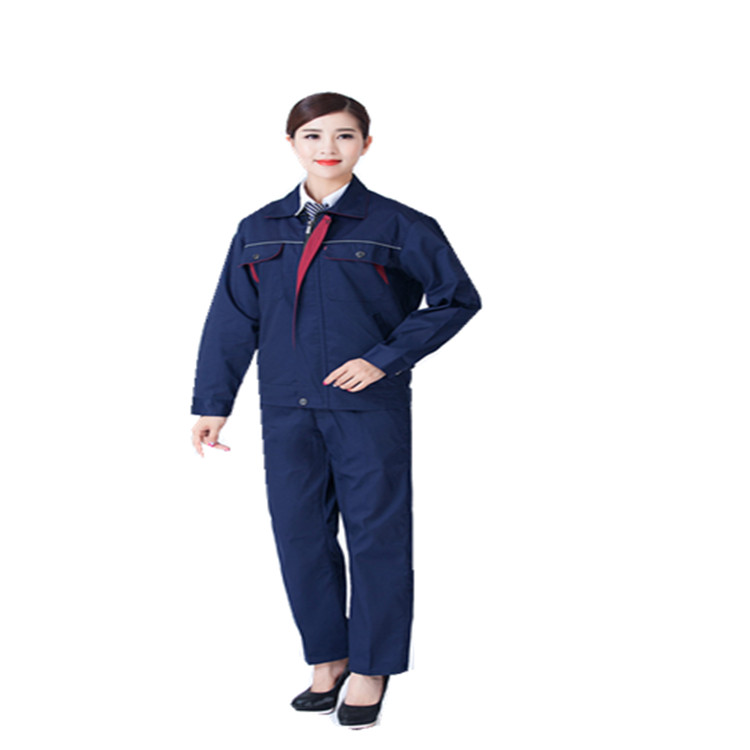 長(zhǎng)袖工作服套裝 濟(jì)寧工作服定制 勞保服工程服工裝