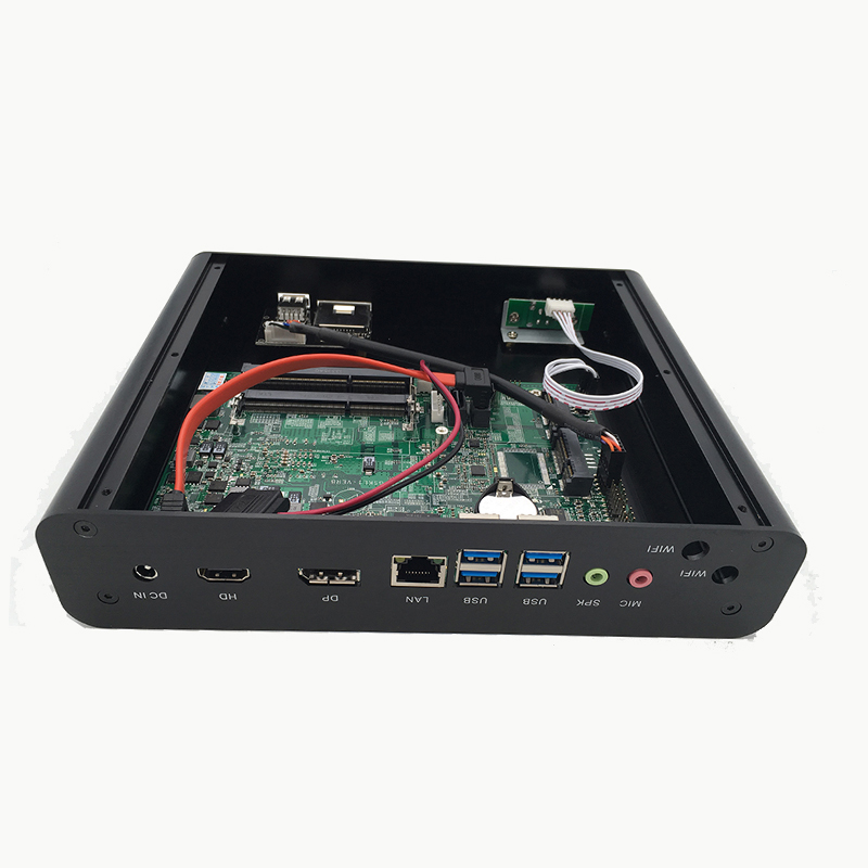迷你電腦酷睿I7 7500臺(tái)式組裝機(jī)HTPC游戲辦公主機(jī)MINI PC