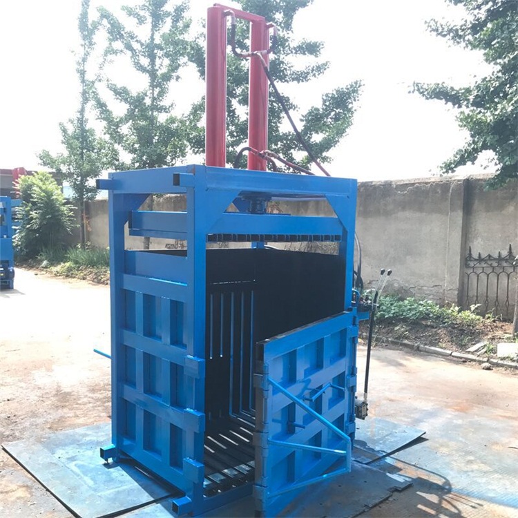 立式液壓打包機 棉花棉布廢紙箱編織袋塑料布打包機 塑料瓶礦泉水瓶打包機 廢品打包機