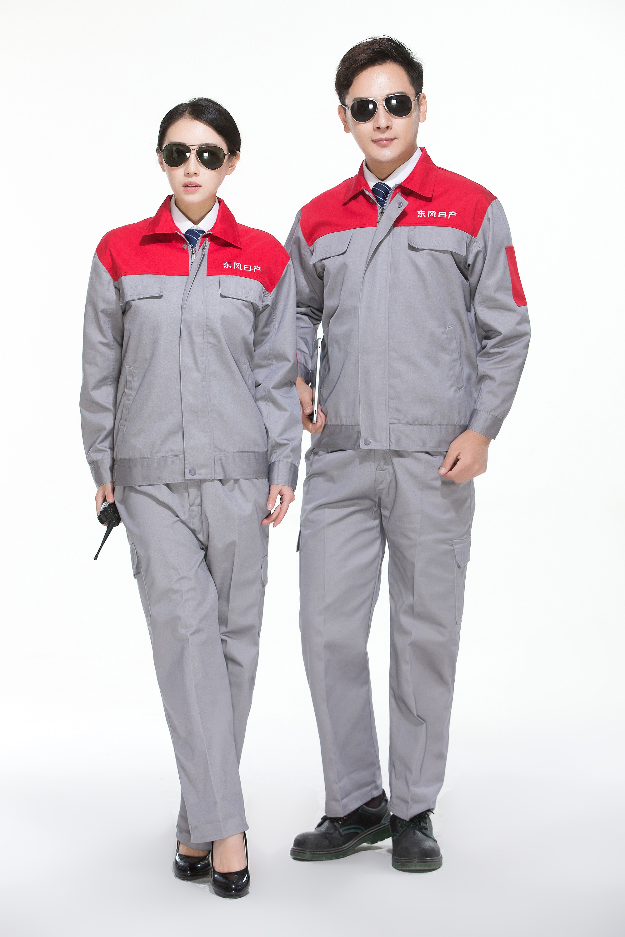 秋季長袖防靜電工作服套裝 工作服加工定制