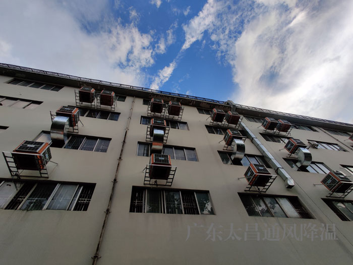 東莞謝崗某眼鏡廠車間降溫方案