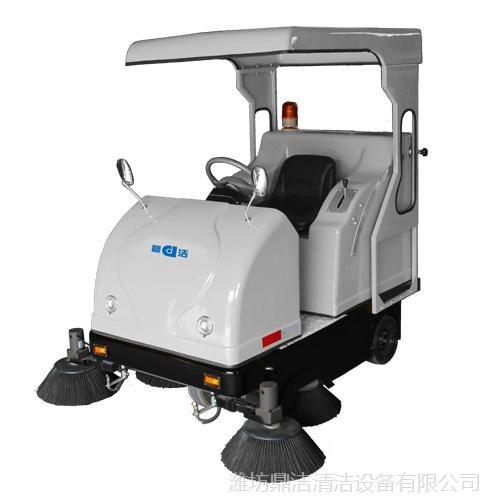 工業(yè)掃地車帶頂棚駕駛式掃地機(jī)DJ1800室外水泥地清掃車