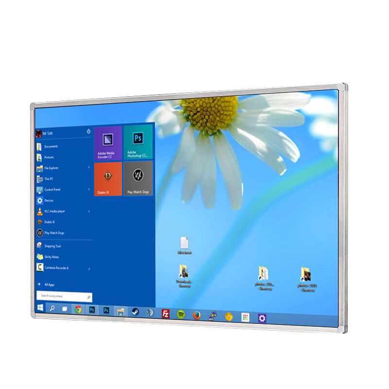 32/42/55/65寸多媒體觸摸屏壁掛查詢機(jī)幼兒教學(xué)一體機(jī)電容屏電視