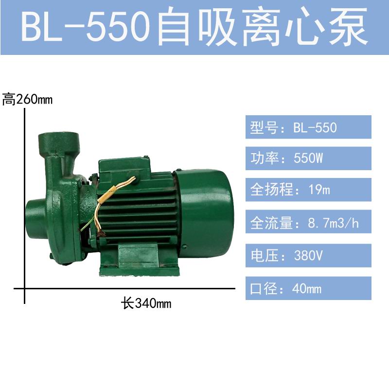 長江牌水泵 家用清水泵 BL-550清水泵