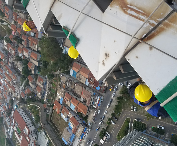 梅州華源外墻清洗公司*供應(yīng)外墻翻新高空作業(yè)