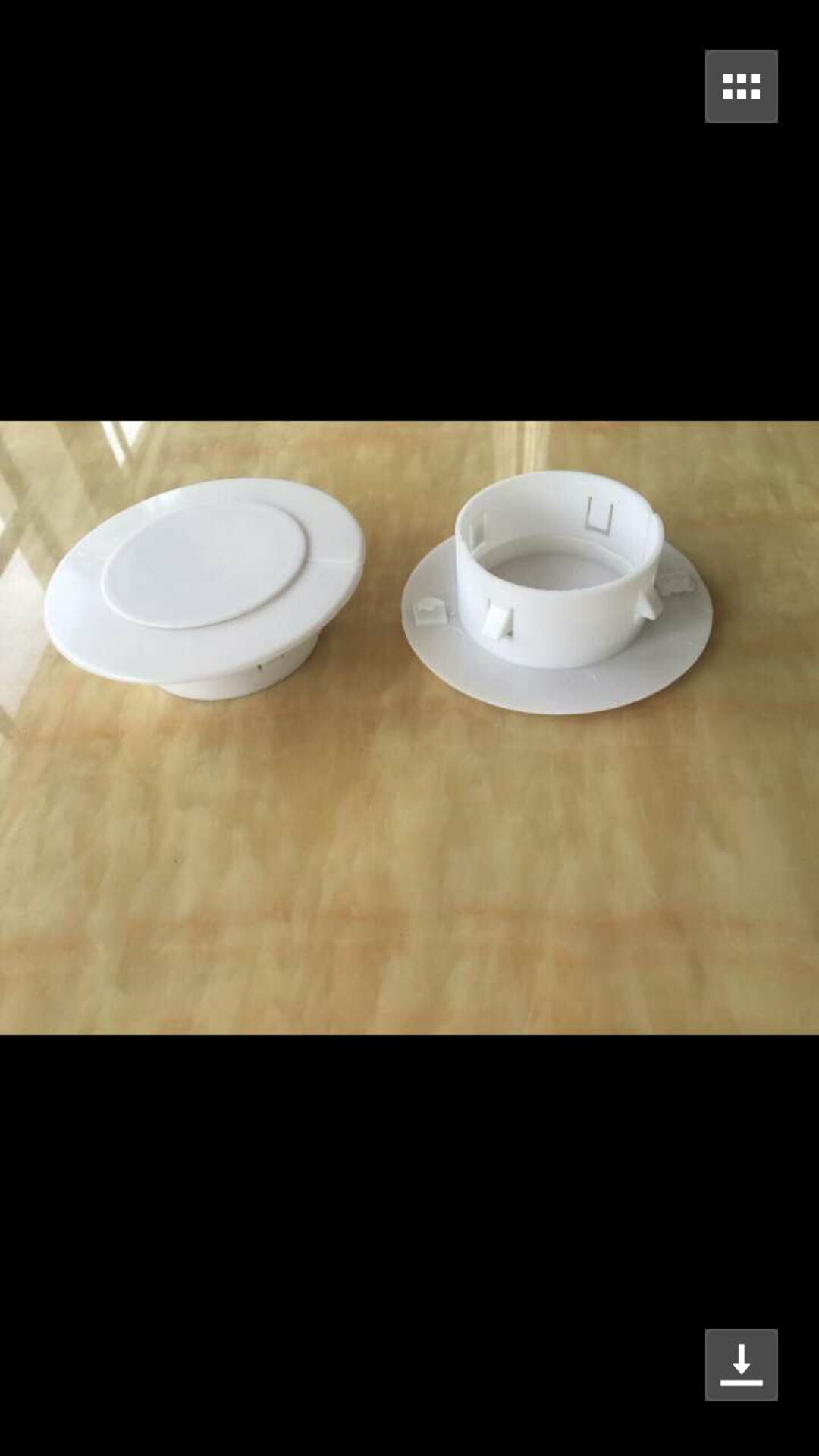 浙江作用于70-80mm堵空調(diào)孔蓋 pvc空調(diào)洞堵頭廠家