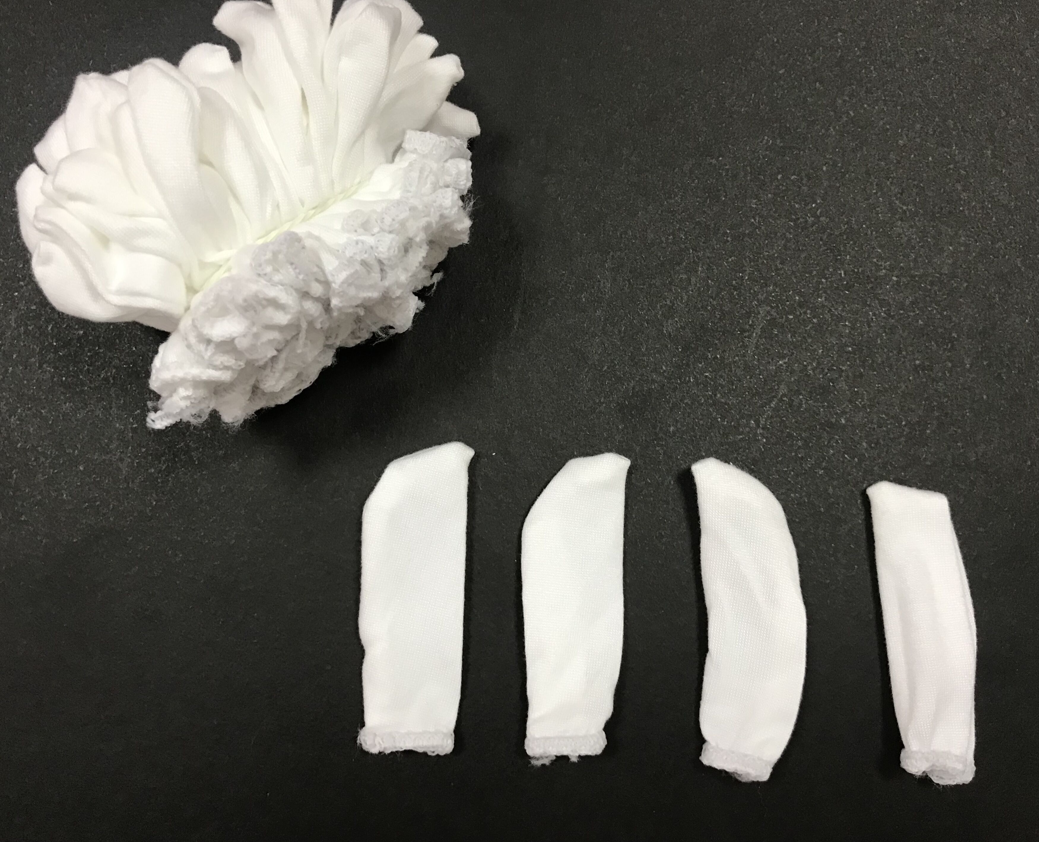 供應(yīng)防靜電指套 棉布作業(yè)布手套指套 廠家直銷車間防 防靜電布手指套 棉布手指