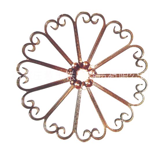鐵藝門花，鐵藝半成品組件，鐵藝配件