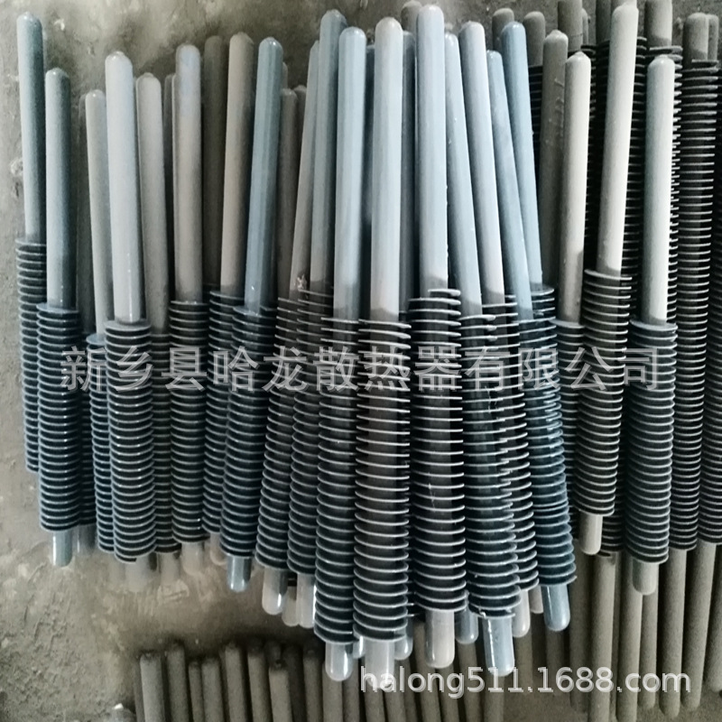 導熱油纏繞翅片管蒸汽換熱器烤房烘箱碳鋼加鋁空氣散熱器換熱器