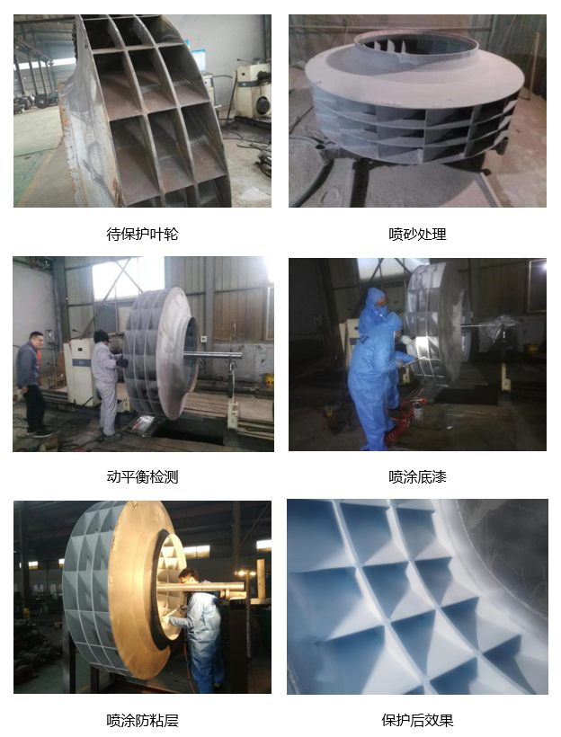 石化行業(yè)風(fēng)機(jī)防腐及防積灰涂層 福世藍(lán)G2不沾涂層