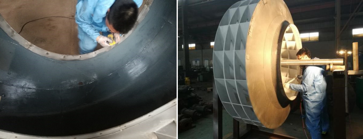 石化行業(yè)風(fēng)機(jī)防腐及防積灰涂層 福世藍(lán)G2不沾涂層