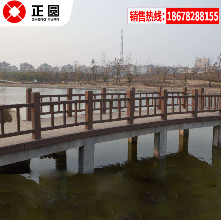 河道預(yù)制仿木護(hù)欄 仿樹皮景觀防護(hù)欄 社區(qū)花池花園水泥仿木圍欄