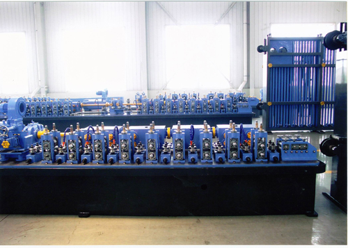 高頻直縫焊管設(shè)備生產(chǎn)線