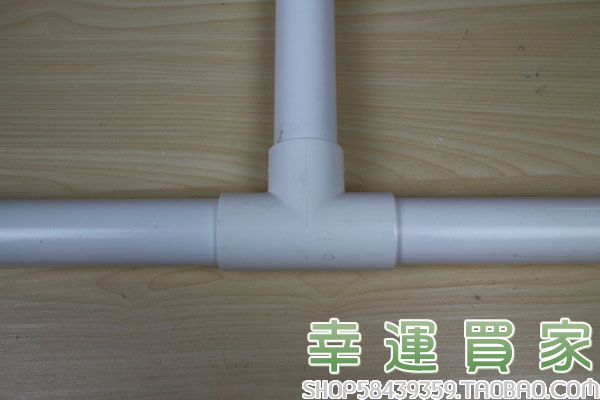 園藝用品無土栽培設備陽臺綠植水培PVC-U水管水培配件32白色管道