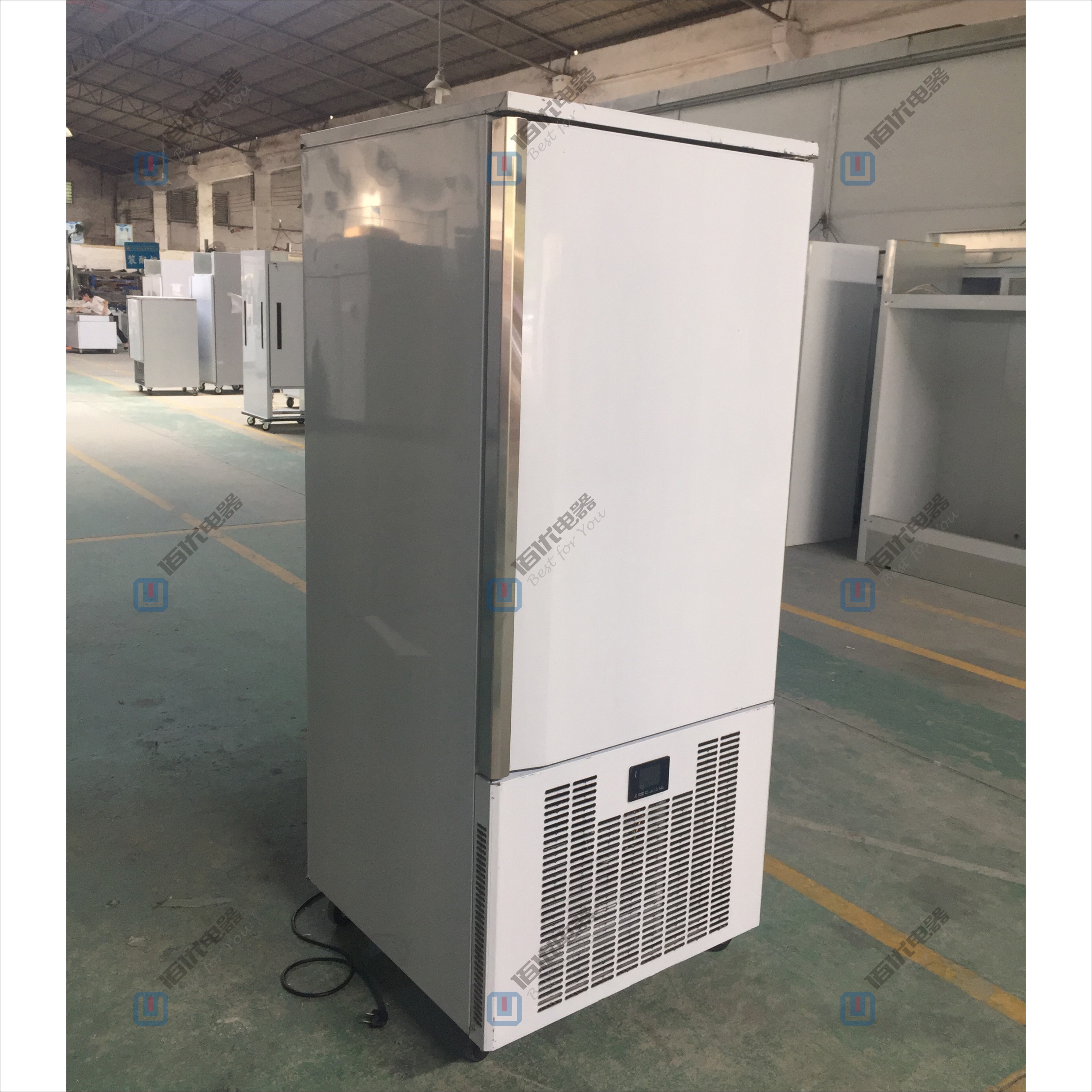 商用速凍柜，立式廚房冷柜，-40度冷柜 10盤速凍柜