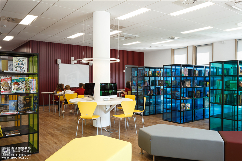 浙江嘉興培訓(xùn)機構(gòu)裝修公司，商業(yè)空間設(shè)計裝修找國富裝飾