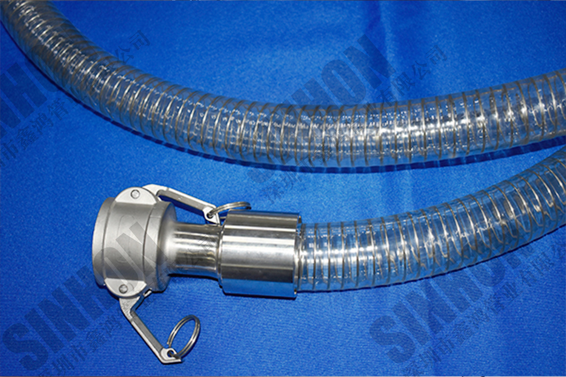 不含塑化劑醬油輸送管，透明度高，鋼絲纏繞pu鋼絲軟管