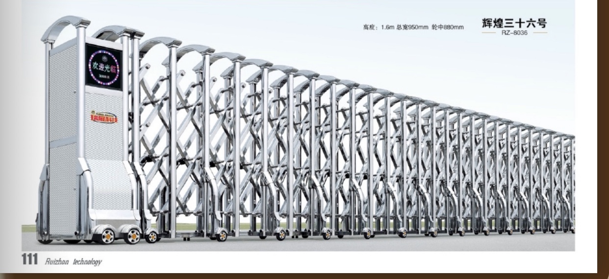 供應(yīng)- -不銹鋼電動(dòng)伸縮門 -周口不銹鋼電動(dòng)伸縮門