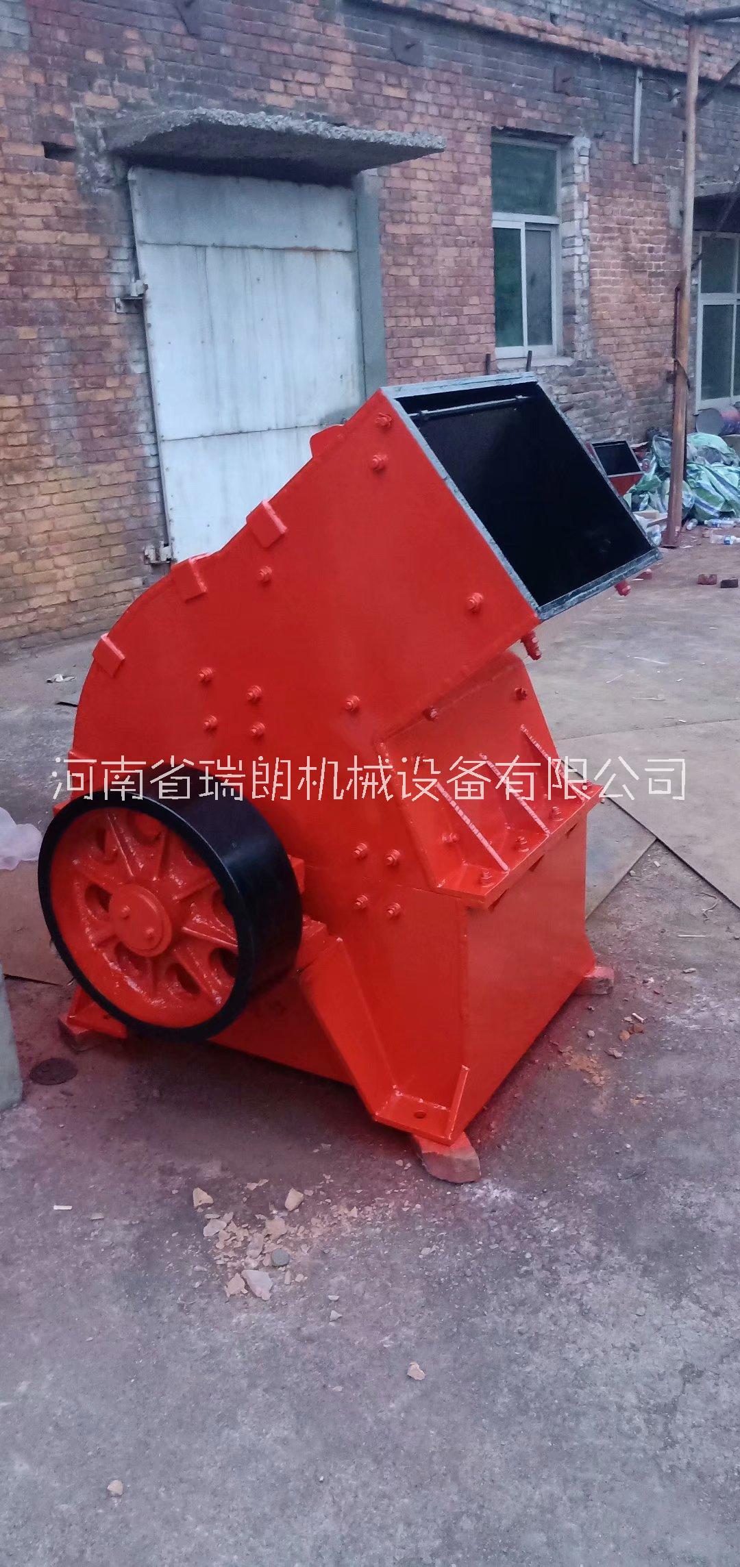大型錘式破碎機錘破碎石機石頭制砂機地板磚河卵石建筑垃圾粉碎機