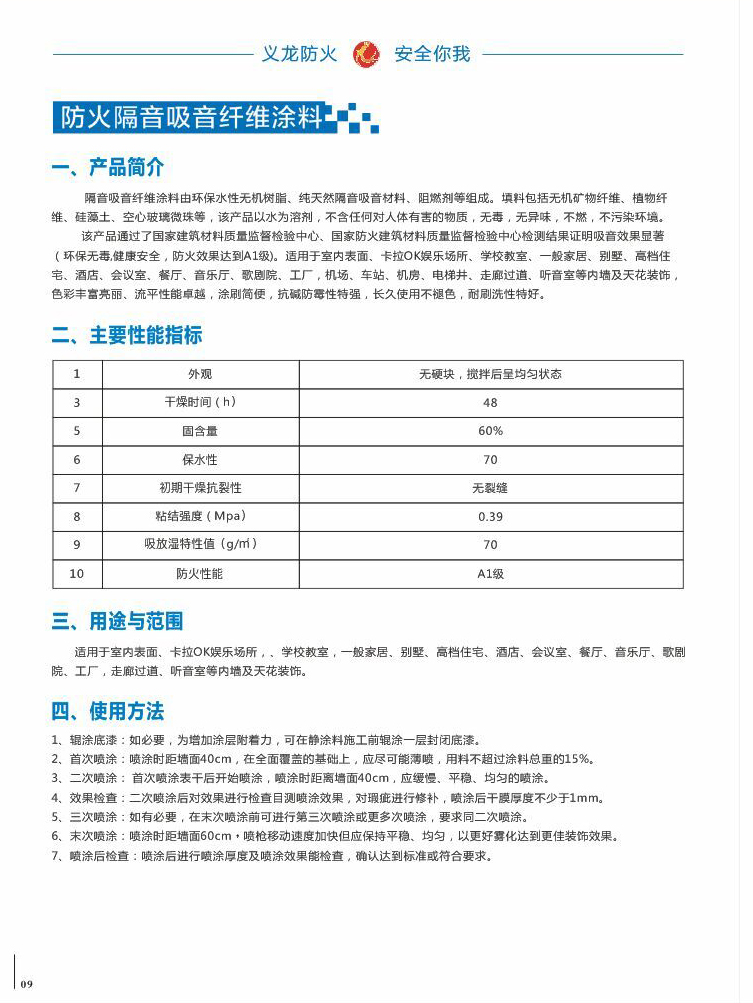 防火隔音吸音纖維涂料、超細(xì)無機(jī)纖維噴涂層