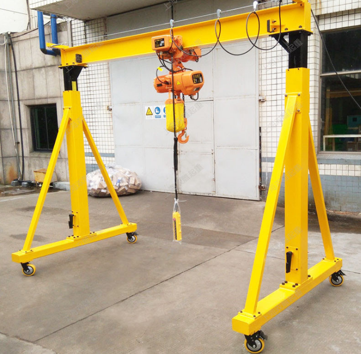 專業(yè)定制小型簡易式龍門架 工字鋼龍門架 小型電動龍門吊