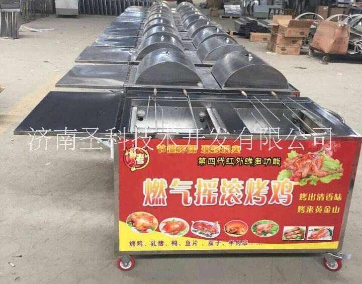 供應(yīng)山東燃?xì)饪倦u爐給力烤雞爐