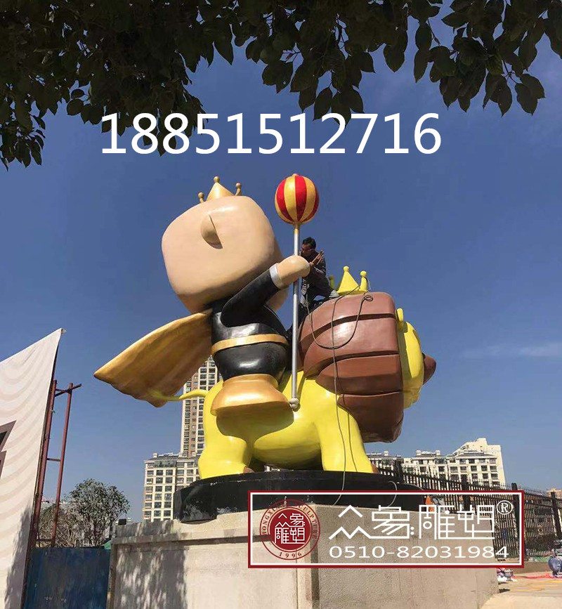 凱佩廣場(chǎng)項(xiàng)目-玻璃鋼卡通雕塑
