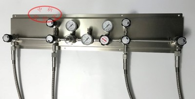 鋼瓶切換裝置 高純氣體 不銹鋼切換器 膜片閥吹掃排空 控制面板