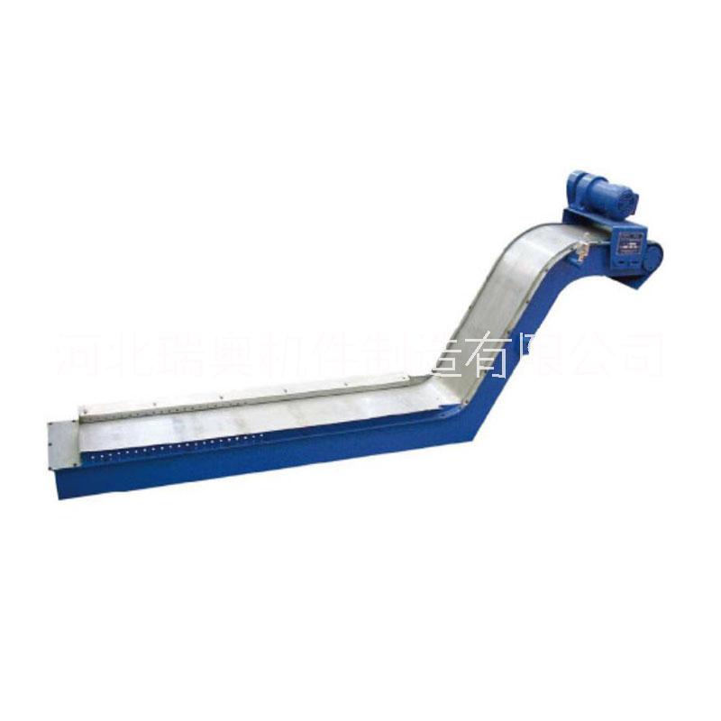 鏈板式排屑輸送機(jī)瑞奧直銷(xiāo)*鏈板式排屑輸送機(jī) 定制銅屑鋁屑鐵屑機(jī)床排屑機(jī)