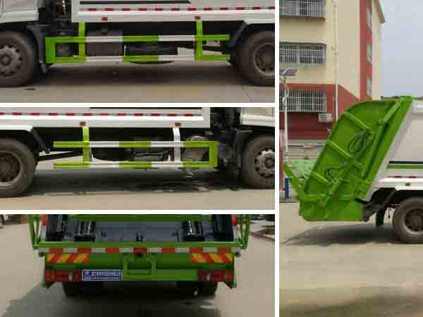 國六東風(fēng)天錦壓縮式垃圾車價(jià)格-廠家