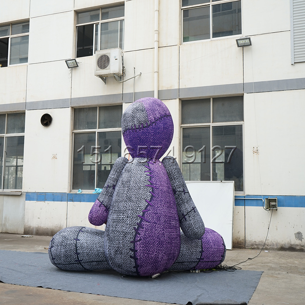 萬圣節(jié)布景道具 仿真蜘蛛氣模 閃光銀色蜘蛛氣模 景區(qū)展覽裝飾道具 萬圣節(jié)仿真蜘蛛氣模