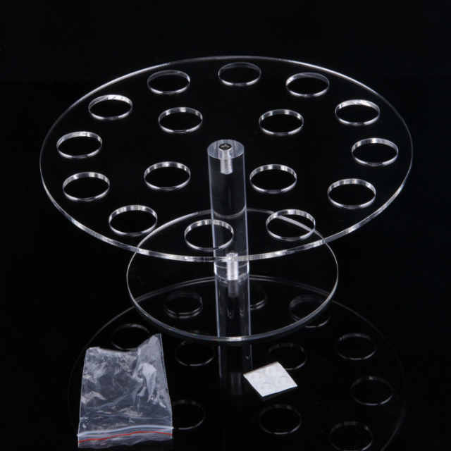 廠家直銷可定制批發(fā)實(shí)用簡(jiǎn)約家用裝飾透明二層亞克力冰淇架16孔 冰淇架16孔報(bào)價(jià) 冰淇架16孔批發(fā)