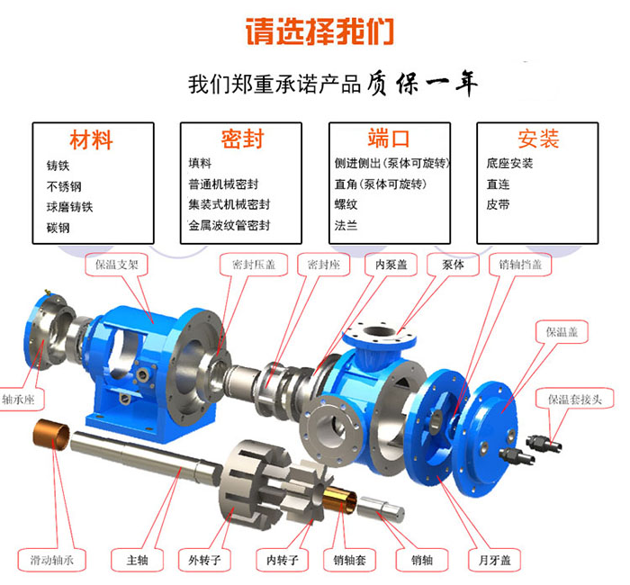 高粘度轉(zhuǎn)子泵  高粘度泵
