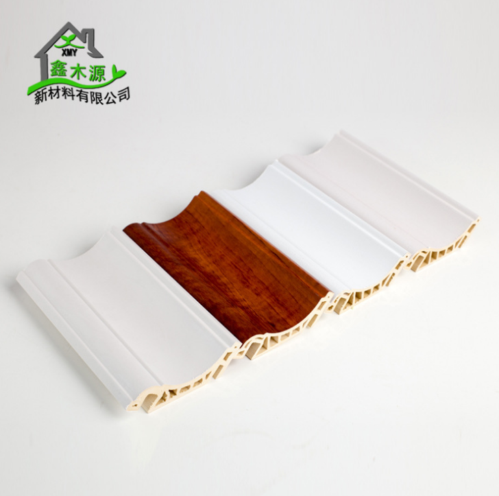 廠家直銷生態(tài)木PVC頂角線 新型裝飾材料室內(nèi)裝飾線條100頂角線