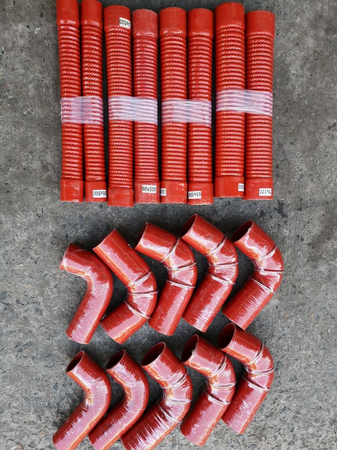 高溫管紅色硅膠管