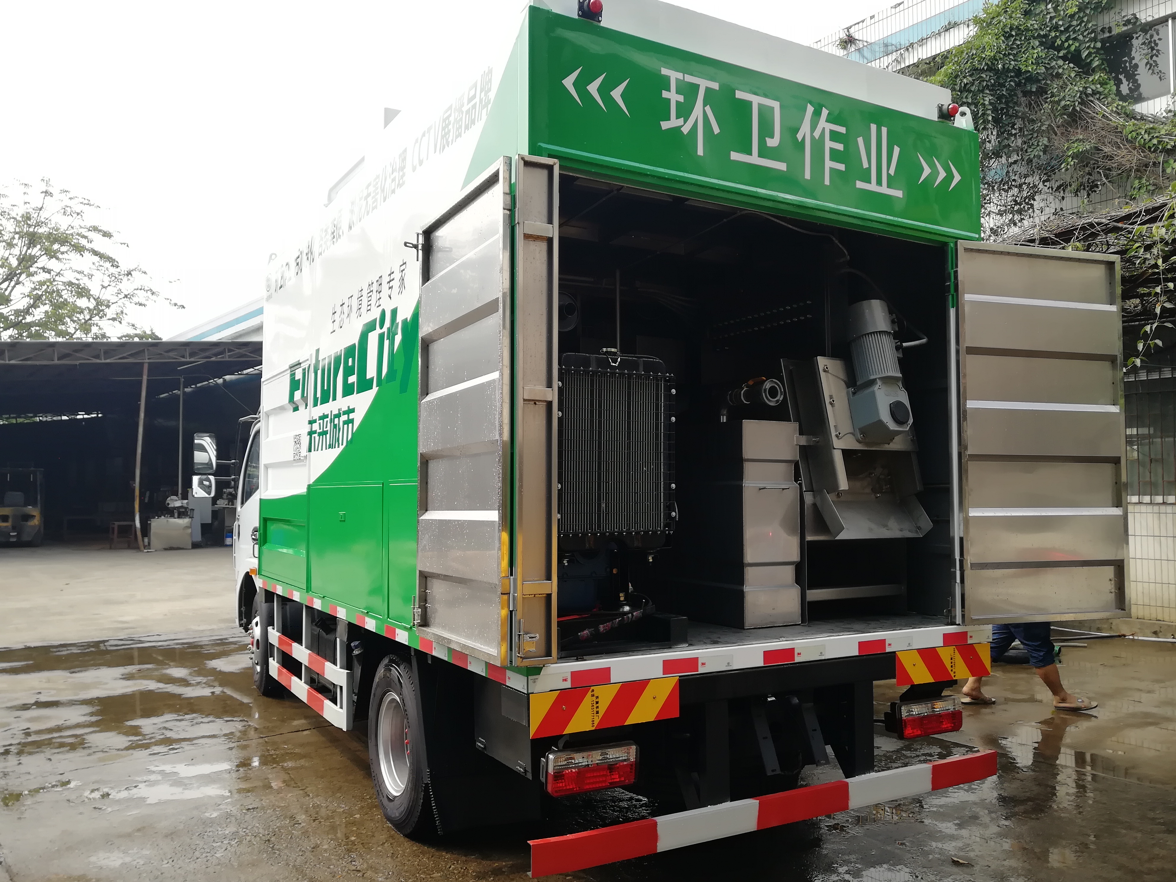 多功能疏通干濕分離吸糞車價格